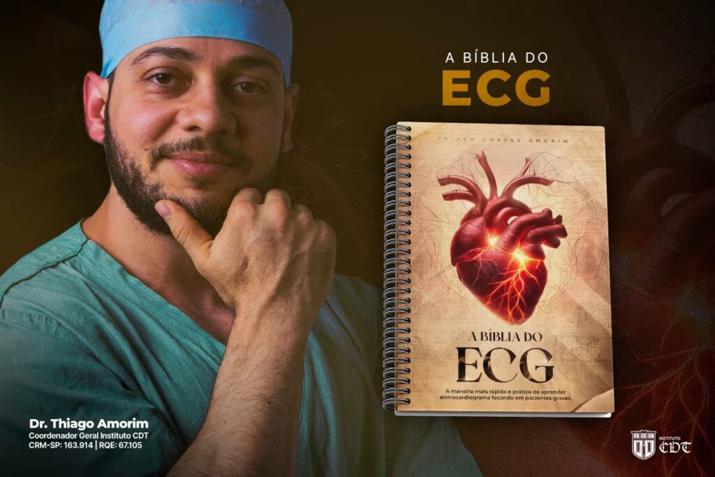 A Bíblia do ECG ao lado de Dr. Thiago Amorim