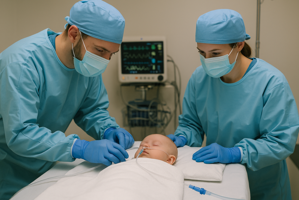 Oxigenação apneica em paciente pediátrico