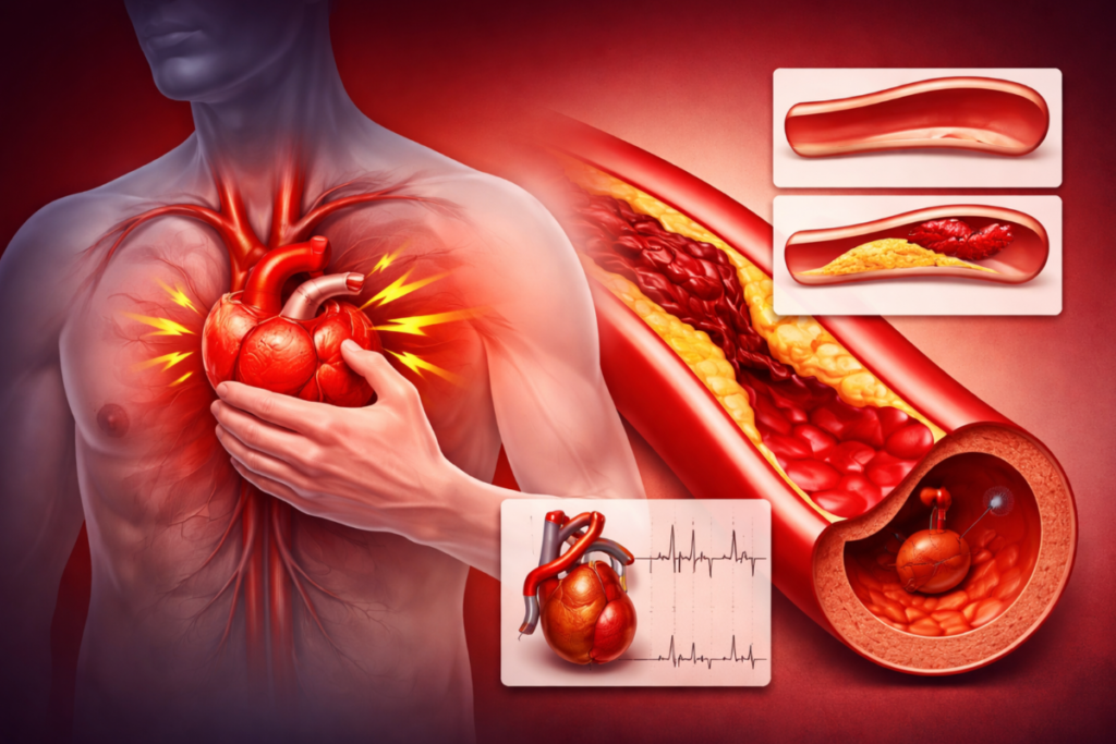 síndrome coronariana aguda ECG