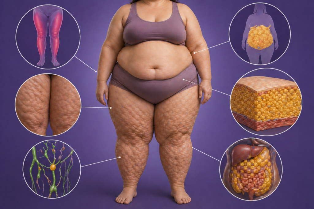 lipedema e obesidade como diferenciar
